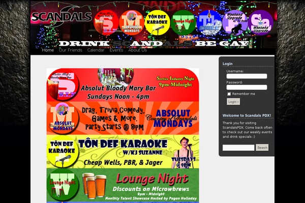 Site using Embed Facebook plugin