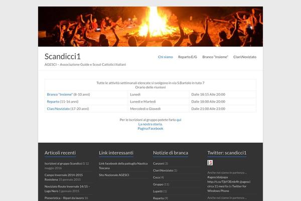 Spacious theme site design template sample