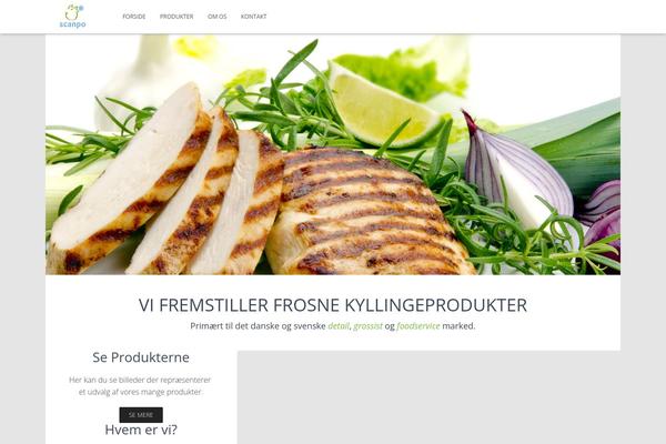 Hestia theme site design template sample