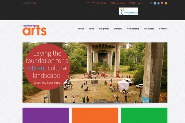 Reaction theme site design template sample