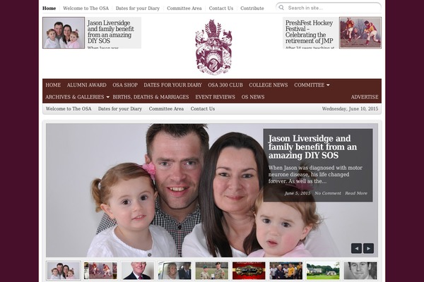 City Desk theme site design template sample