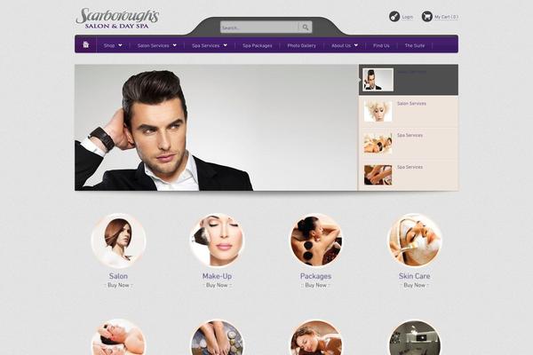 Bellissima theme site design template sample
