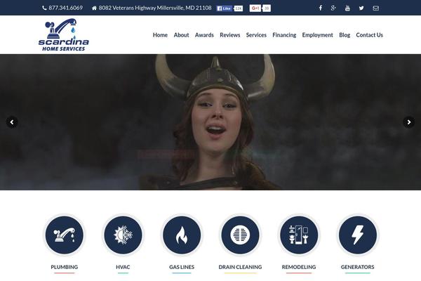 Awp theme site design template sample
