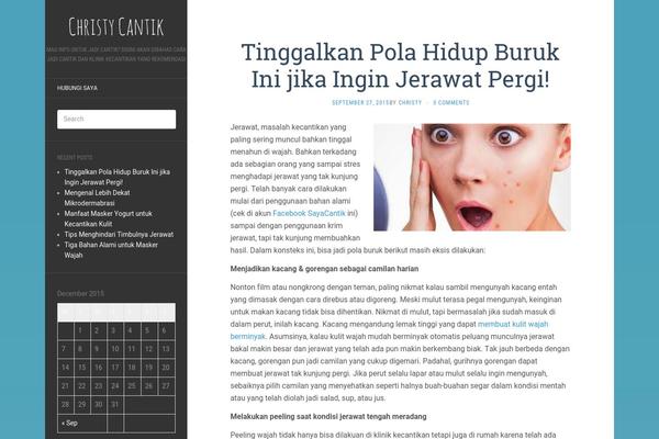 Flat theme site design template sample