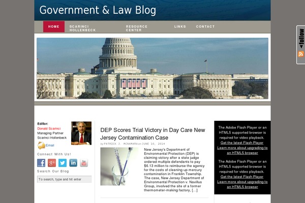 Newslite theme site design template sample