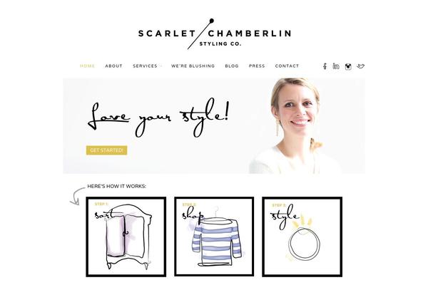 scarletchamberlin.com site used Scarlet