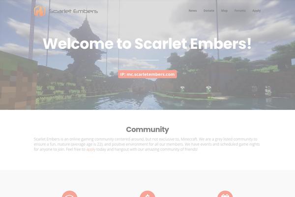 Intact theme site design template sample