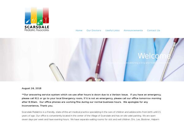 Ascension theme site design template sample