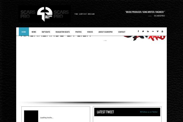 IronBand theme site design template sample