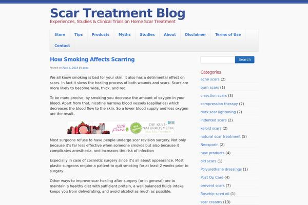 scartreatmentblog.com site used Skeleton