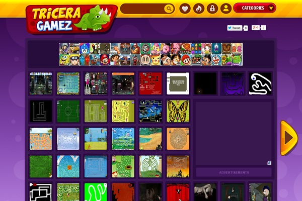 Tricera theme site design template sample