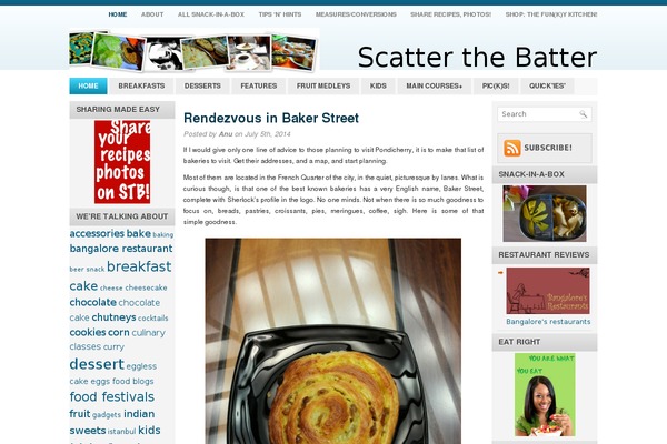 Blue News theme site design template sample