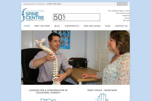 scchiropractorguildford.co.uk site used Medicalwp