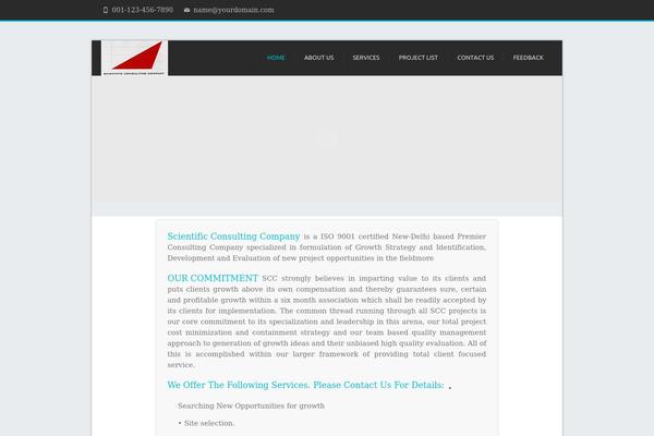 Ubercorp theme site design template sample
