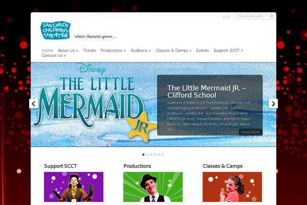 Chameleon theme site design template sample