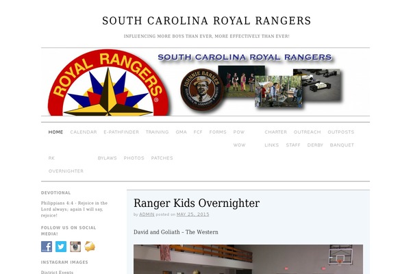 Brunelleschi theme site design template sample