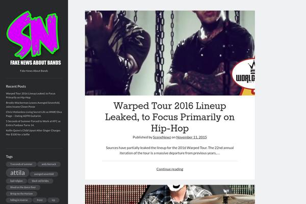 Author theme site design template sample