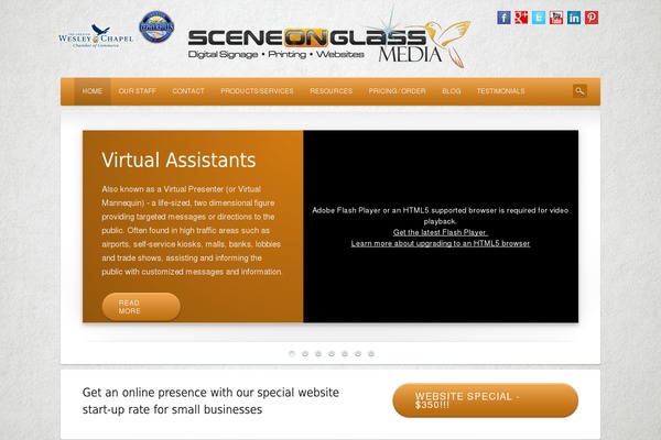 Dejavu theme site design template sample