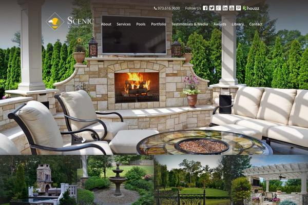 sceniclandscaping.com site used Strap