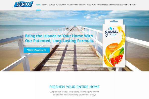 Magee theme site design template sample