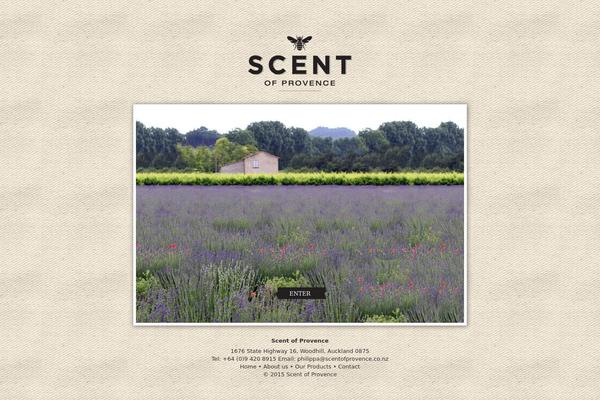 Scent theme site design template sample