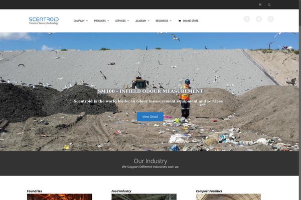 Erovo theme site design template sample