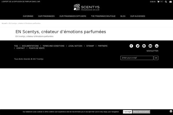 scentys.com site used V-scentys