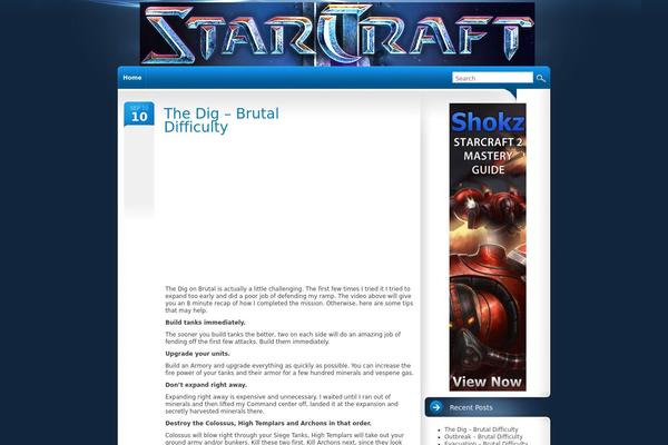 intrepidity theme site design template sample