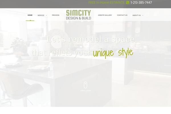 Infinite theme site design template sample
