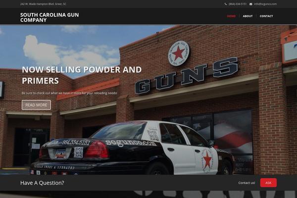Modality theme site design template sample