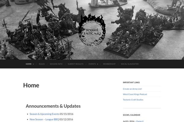Hemingway theme site design template sample