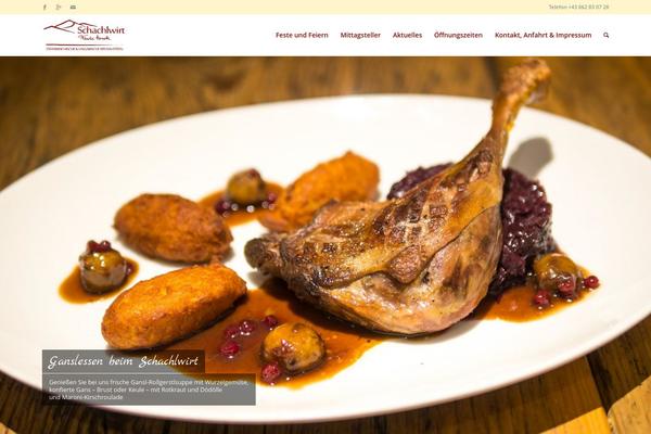 Enfold theme site design template sample