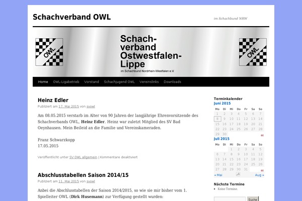 Site using Chess Game Viewer plugin