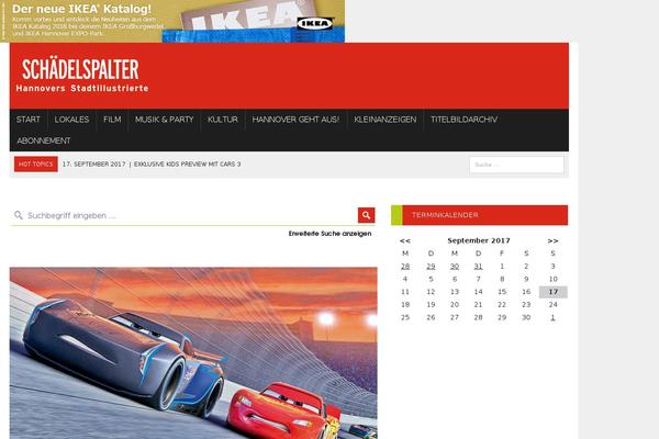 Site using Instant Search & Suggest plugin