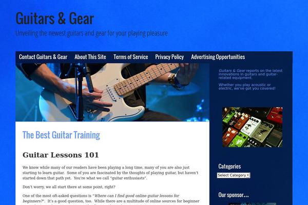 Musik theme site design template sample