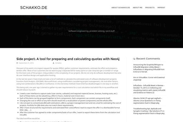 Verbo theme site design template sample
