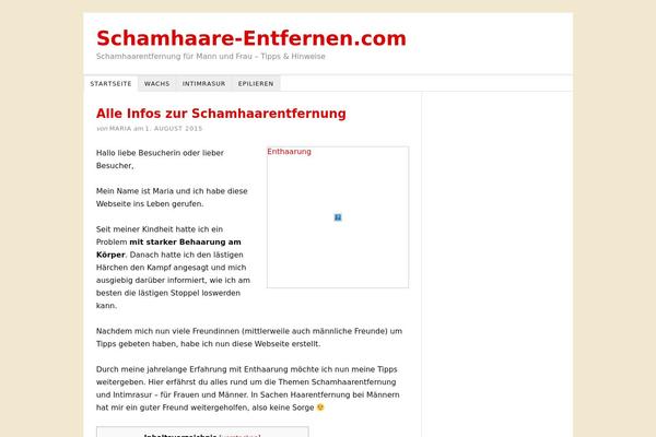 schamhaare-entfernen.de site used Thesis