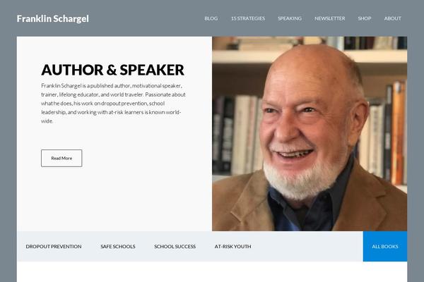 Author Pro theme site design template sample
