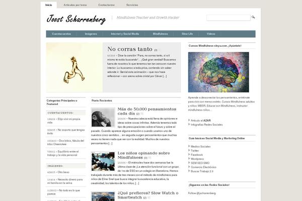 Mimbo theme site design template sample