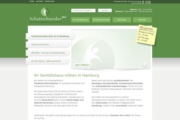 schattschneider-hamburg.de site used Projecttheme