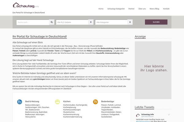 Directorys theme site design template sample