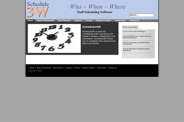 iCompany theme site design template sample