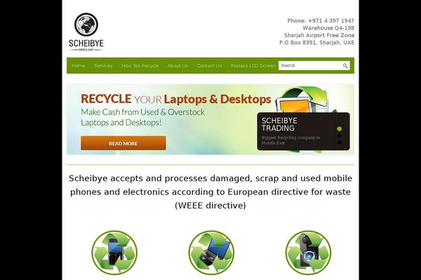 scheibye.com site used Blackbird