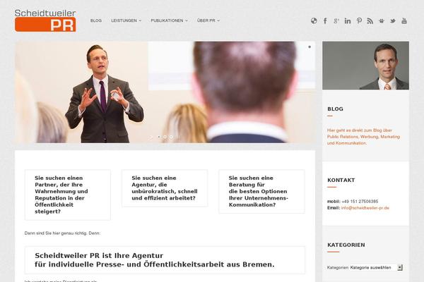 Ace theme site design template sample