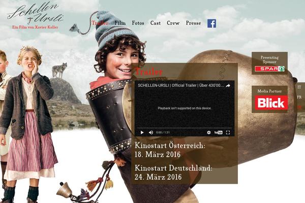 schellen-ursli.com site used Schellenursli-theme