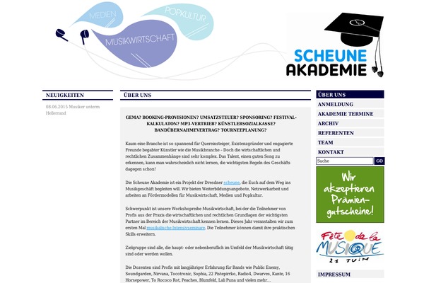 scheuneakademie.de site used Scheune-a