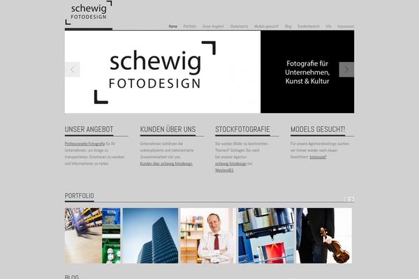 Albedo theme site design template sample