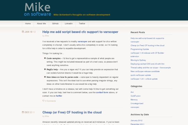 Titan theme site design template sample