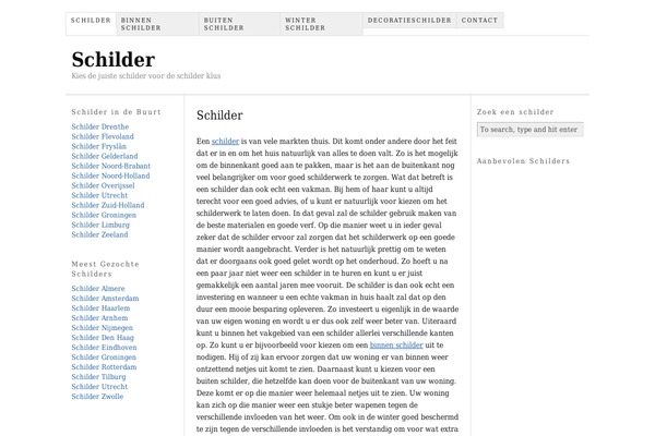 Thesis 1.8 theme site design template sample