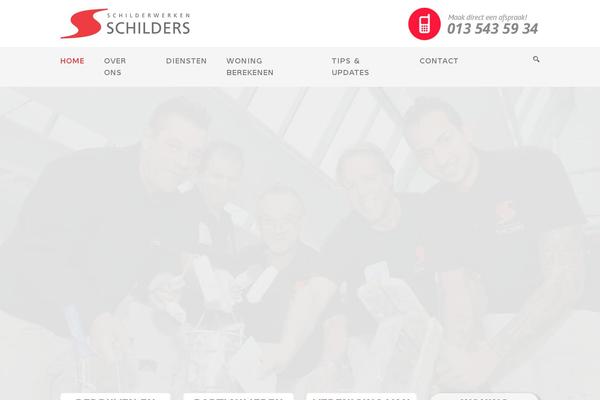 schilders.nl site used Bamboowebsite
